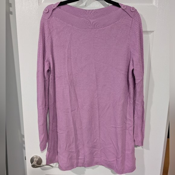 Talbots Sweaters - NWT Talbots Plus Purple Basket Weave Long Sleeve Sweater in Size 1X